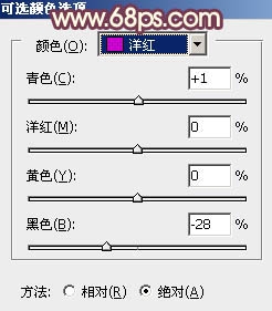 Ps给冬季美女图片加上淡紫色蜜糖色