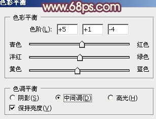 Ps给冬季美女图片加上淡紫色蜜糖色