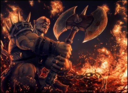 魔兽世界兽人战士CG作品欣赏