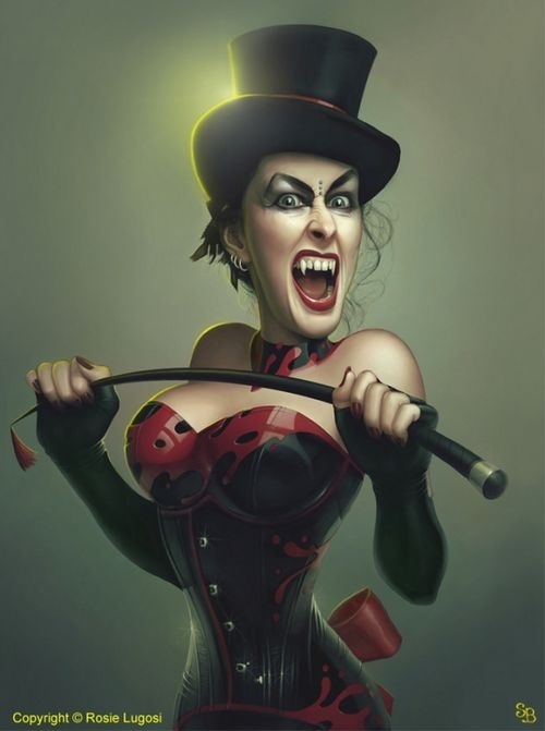 来自Serge Birault的女性火辣插画欣赏