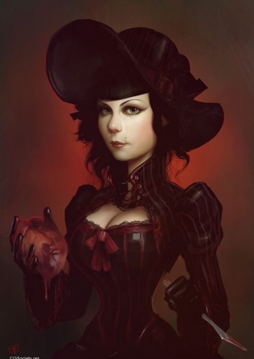来自Serge Birault的女性火辣插画欣赏