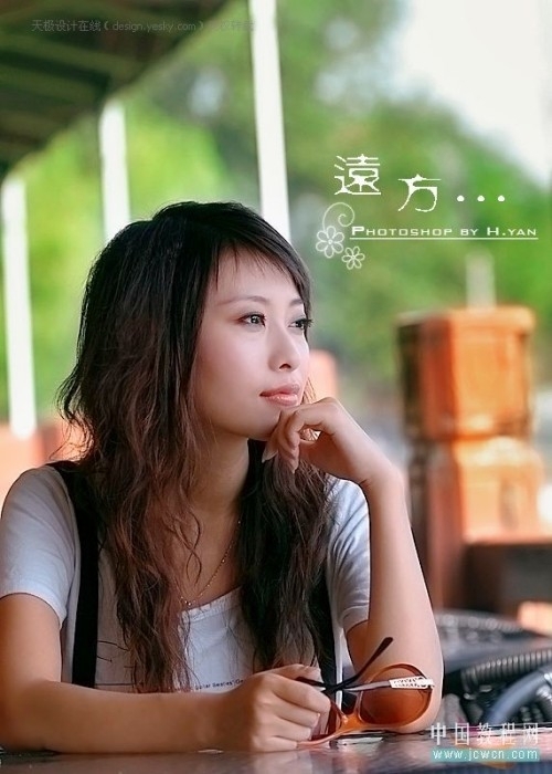 用Photoshop计算命令优化美女照片皮肤
