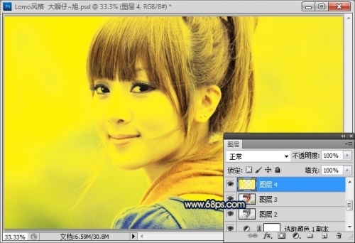 Photoshop打造经典LOMO非主流图片