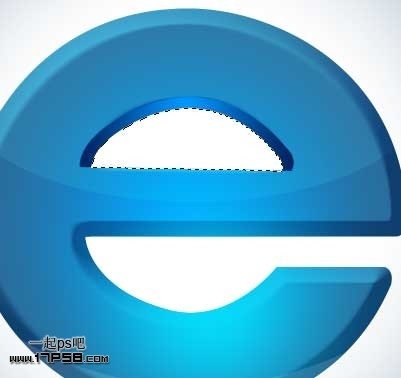 学习ps打造3D立体质感IE图标