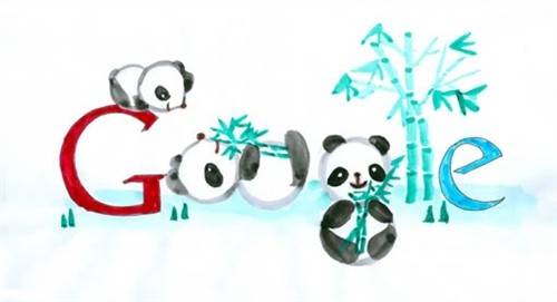 谷歌绘画大赛中国中小学生设计的谷歌LOGO