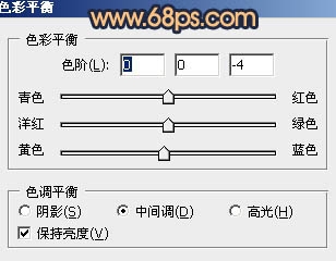 Photoshop调出竹林美女图片甜美的橙红色