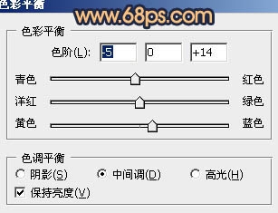 Photoshop调出竹林美女图片甜美的橙红色