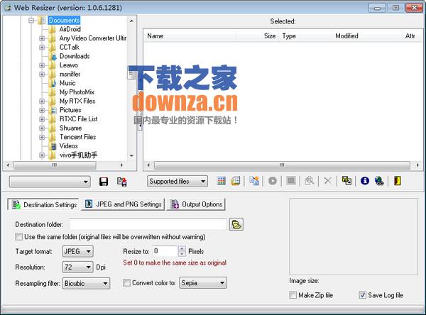 Web Resizer