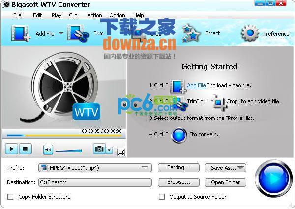WTV转换器(Bigasoft WTV Converter)下载 V3.