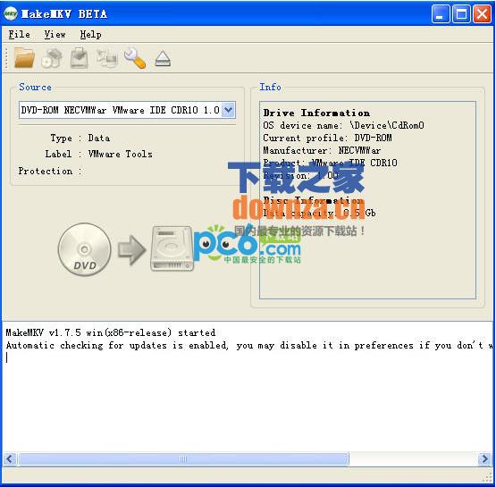 DVD转MKV(MakeMKV)