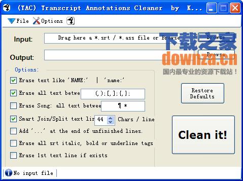 Transcript Annotations Cleaner(删除字幕说明)