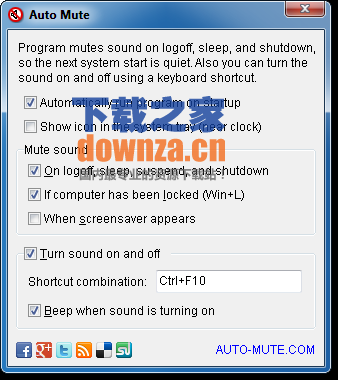 Auto Mute(自动静音)