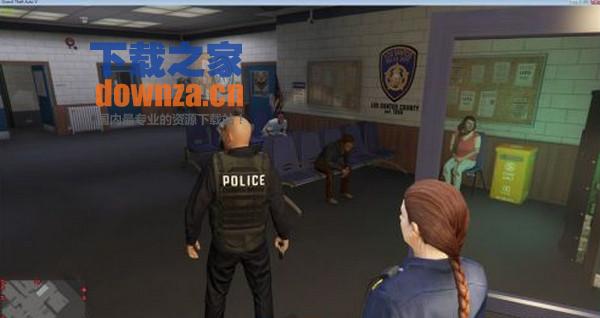GTA5pc版真实警察身份MOD