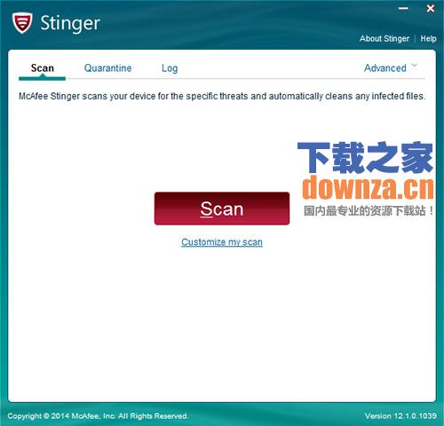 McAfee AVERT Stinger (病毒检测清除)