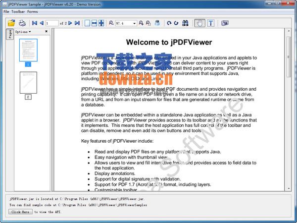 jPDFViewer(查看PDF文档软件)