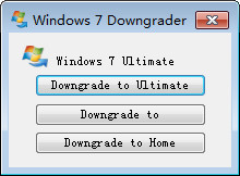 Windows 7 Downgrade