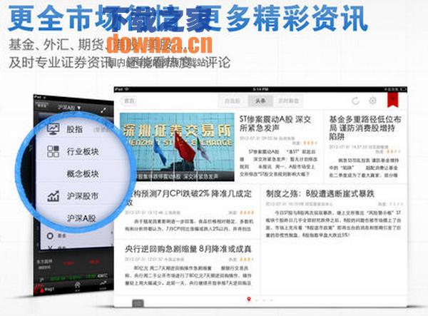 同花顺iPad版截图