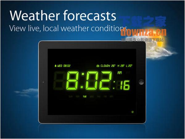 超炫电子闹钟iPad版截图