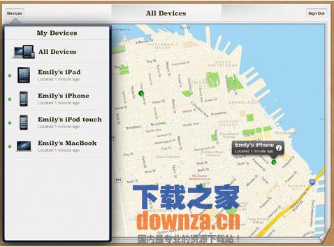 查找我的iPhone iPad版截图