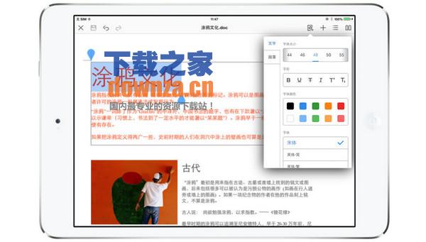 WPS iPad版截图
