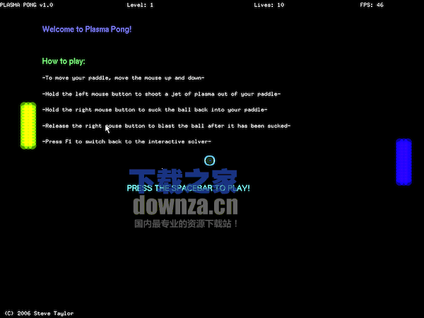 Plasma Pong for mac截图