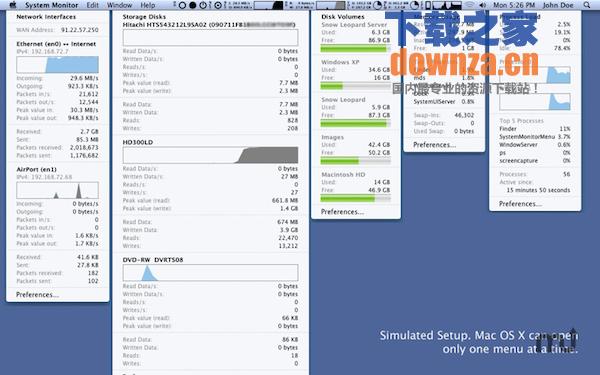 System Monitor for mac截图