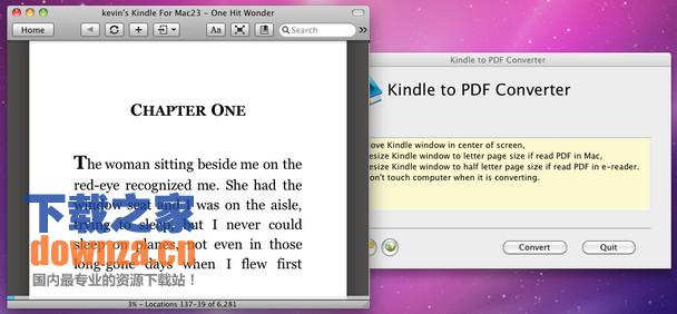 Kindle to PDF Mac版截图