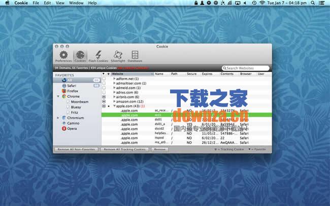 mac浏览器缓存清理工具截图