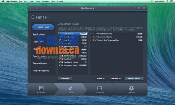 MacCleanse Mac版截图