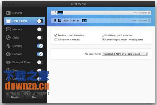 iStat Menus Mac版截图