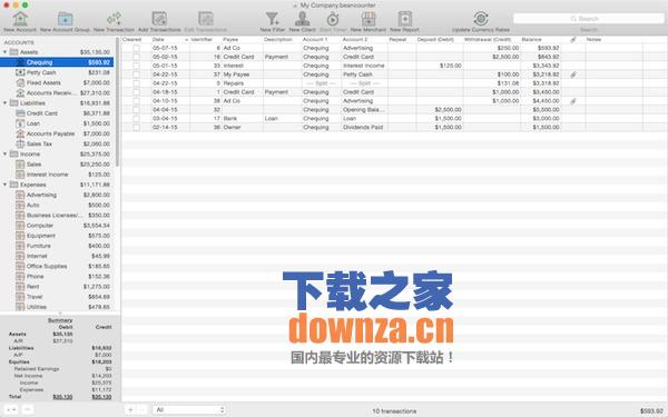 BeanCounter for mac截图