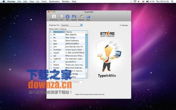 TypeIt4Me for mac截图