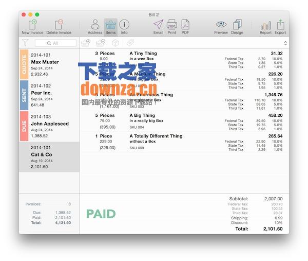 bill for mac