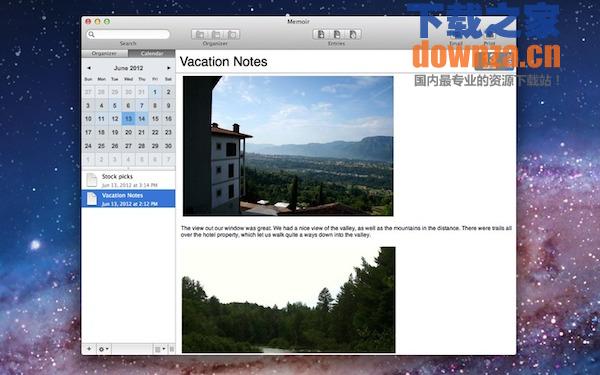Memoir mac截图
