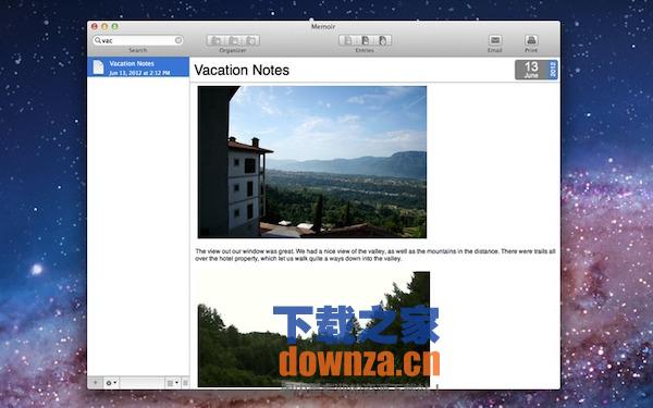 Memoir mac截图
