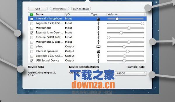 AudioSwitcher Mac截图