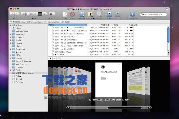 DEVONthink Pro for mac截图