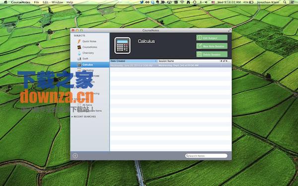 CourseNotes Mac版截图