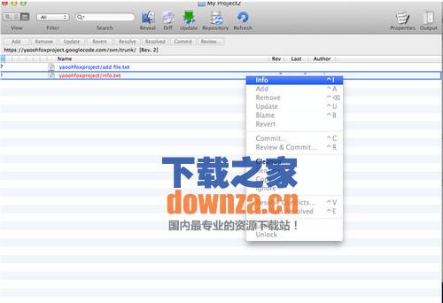 SvnX Mac版截图