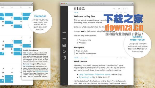 Day One for mac截图