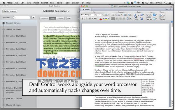 Mac文档版本管理工具截图