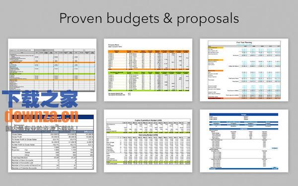 为专业Excel模板for mac截图