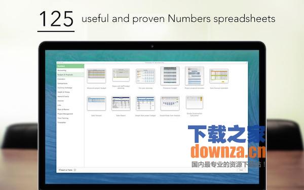 为专业Numbers模板for mac