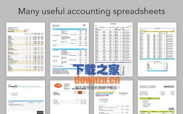 为专业Numbers模板for mac截图