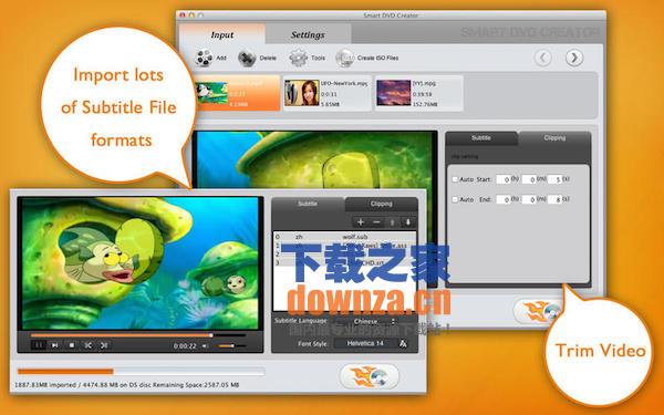 Mac视频刻录软件截图