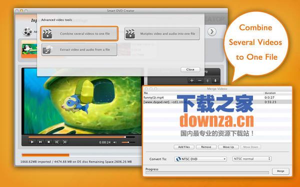 Mac视频刻录软件截图