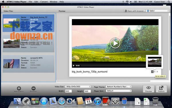 HTML5 Video Player for Mac截图
