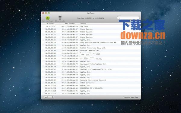 LanScan for mac截图