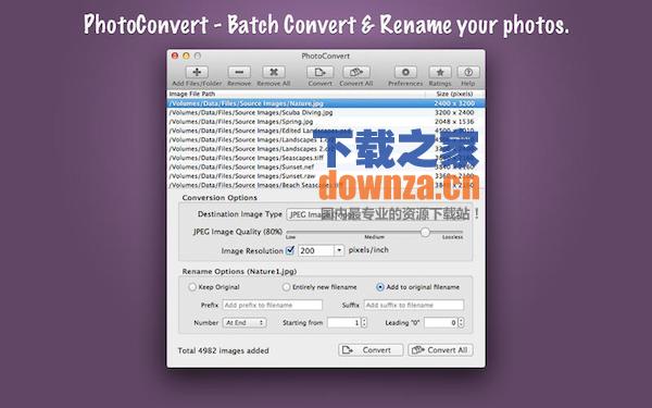 PhotoConvert Lite Mac版截图