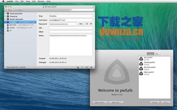 PwSafe Mac版